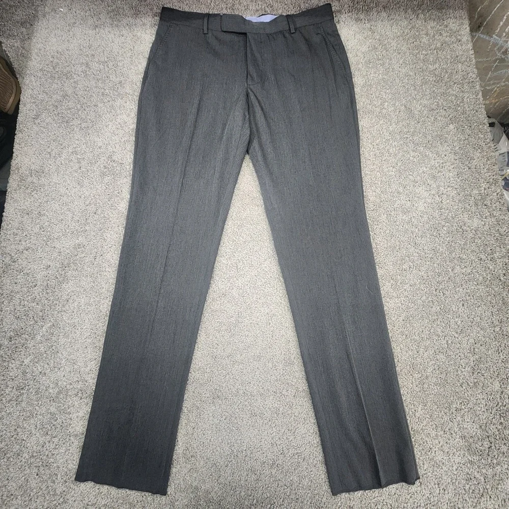 Polo Ralph Lauren Dress Pants Mens 44x37‎ Gray Career Business Office Corpcore